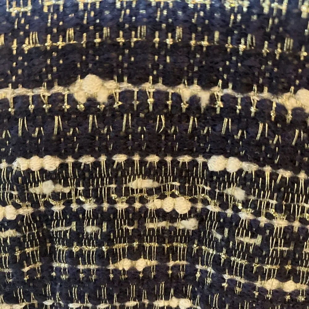 Lilly Pulitzer Ruthy Dress‎ True Navy Metallic Boucle Cap Sleeve Preppy Size 4 - Picture 3 of 12